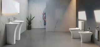 Раковина  CeramaLux G-315 белая 44.5 см